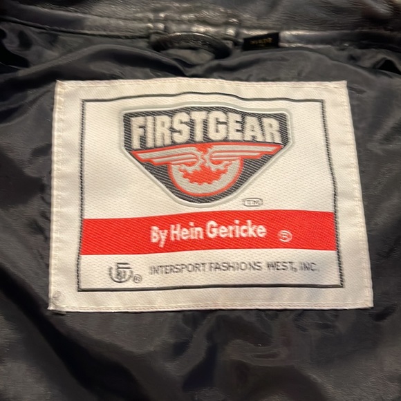 Leather Firstgear Hein Gericke armored motorcycle jacket Perfect condition - Picture 2 of 12